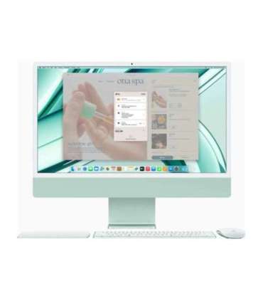 Apple iMac 24” 4.5K Retina, Apple  M3 8C CPU, 10C GPU/8GB/256GB SSD/Silver/RUS Apple