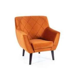 Tugitool KIER 1 velvet kaneelipunane Bluvel 4215/wenge