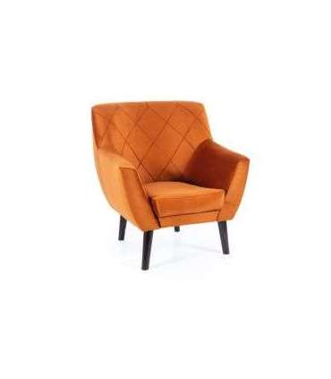 Tugitool KIER 1 velvet kaneelipunane Bluvel 4215/wenge