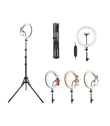 Tracer 46745 LED Ring Lamp 30cm with 210cm tripod
