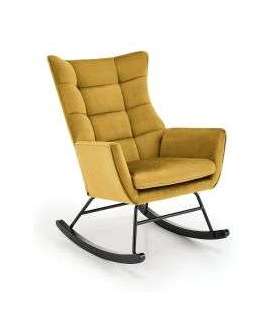 Kiiktool BAZALTO velvet sinepikollane