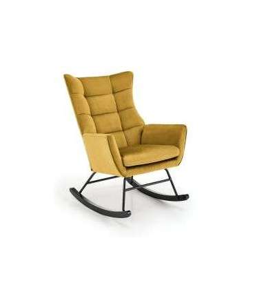 Kiiktool BAZALTO velvet sinepikollane