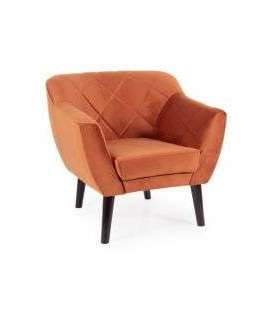 Tugitool KARO 1 velvet kaneelipunane Bluvel 4215/wenge