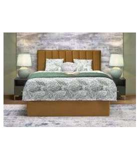 Ülestõstetava põhjaga voodi ASENTO 160 sinepikollane