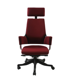 Рабочий стул DELPHI темно-красный