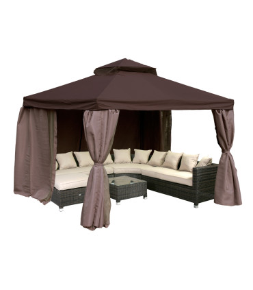 Varikatus LEGEND 2,91x2,91xH2,8m, pruun