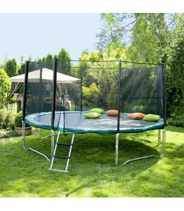 Батут диам. 304см зелёный кант