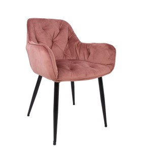 Стул BRITA, розовый бархат