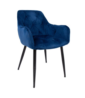 Стул BRITA, синий бархат