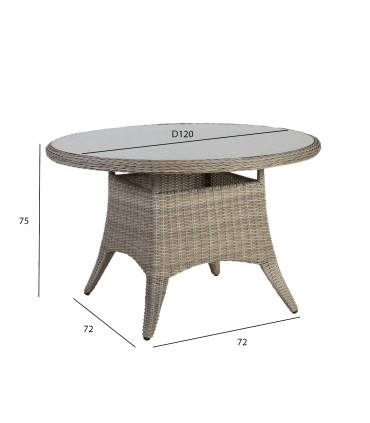 Стол PACIFIC D120xH75см