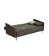 Диван-кровать LOGAN 199x86xH90cм, материал покрытия: ткань, цвет: коричневый