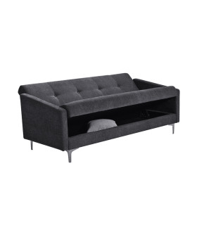 Диван-кровать LOGAN 199x86xH90cм, материал покрытия: ткань, цвет: серый