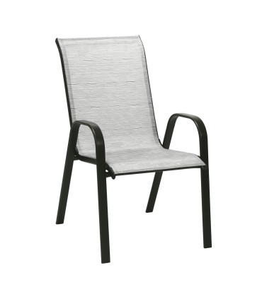 Стул DUBLIN 55,5x73xH90см, серебряно-серый