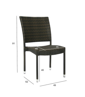 Tool WICKER-3 tumepruun