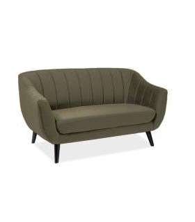 Diivan ELITE 2 oliivroheline Bluvel 77/wenge 153cm