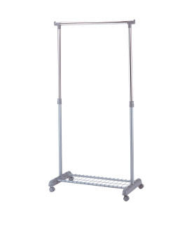 Stange FRANK kingariiuliga ratastel 83x43xH93,5-168cm, värvus: hõbedane-kroom