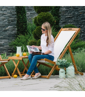 Столик вспомогательный FINLAY 40x40xH40cм, акация