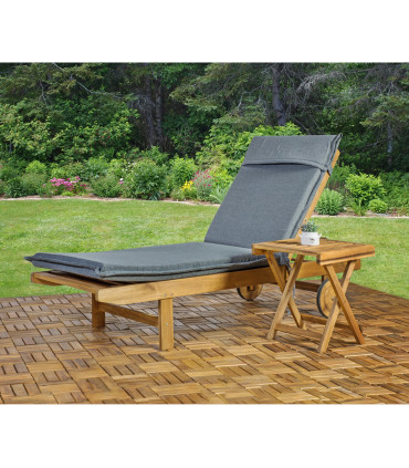 Шезлонг FINLAY 193x60xH30см, акация