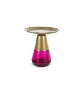 Diivanilaud TIFFANY A kuldne/lilla50 cm