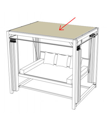 Katus BARCELONA kiigele 13255, beež