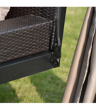 Aiakiik BARCELONA 236x180xH210cm, pruun/beež