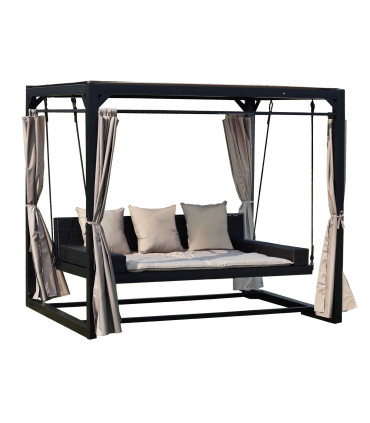 Aiakiik BARCELONA 236x180xH210cm, pruun/beež