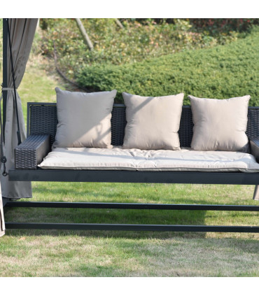 Aiakiik BARCELONA 236x180xH210cm, pruun/beež