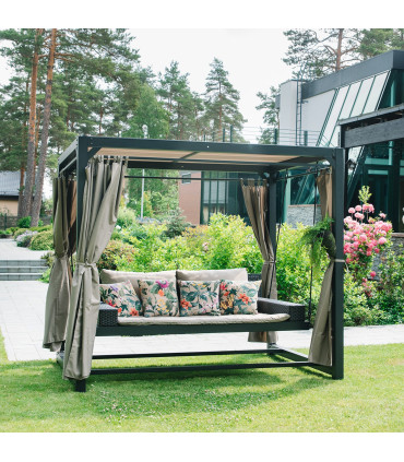 Aiakiik BARCELONA 236x180xH210cm, pruun/beež