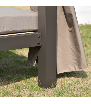 Lebola MOROCCO 200x188xH210cm, pruun/beež