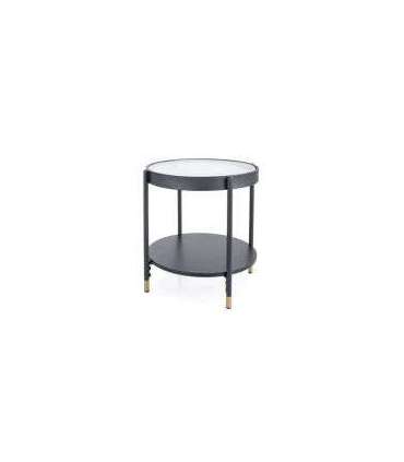 Diivanilaud LAGUNA A klaas/must 45 cm