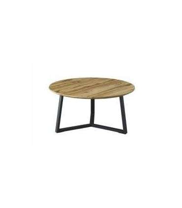 Diivanilaud KRON tamm artisan/must 80 cm