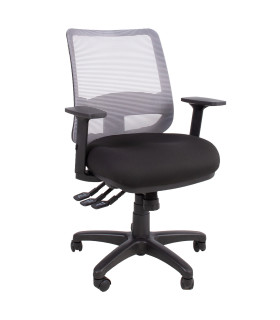 Рабочий стул SAGA черный / серый