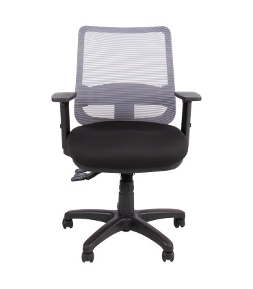 Рабочий стул SAGA черный / серый