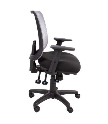 Рабочий стул SAGA черный / серый