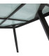 Садовый стол MARIE 100x100xH74см, серый