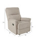 Tugitool GUSTAV manuaalne recliner 80x92xH104cm, tumebeež