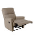 Tugitool GUSTAV manuaalne recliner 80x92xH104cm, tumebeež