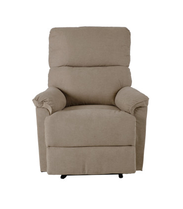 Tugitool GUSTAV manuaalne recliner 80x92xH104cm, tumebeež