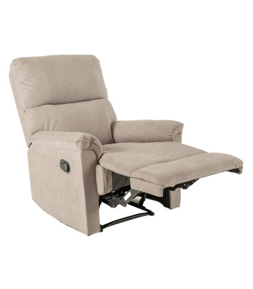 Tugitool GUSTAV manuaalne recliner 80x92xH104cm, taupe