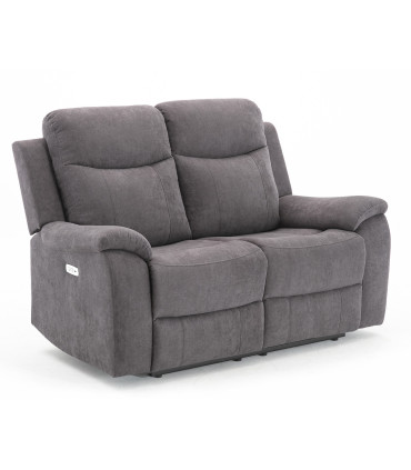 Diivan MILO 2-kohaline elektriline recliner 155x96xH103cm, hall