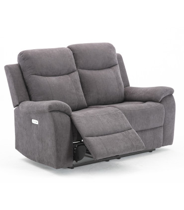 Diivan MILO 2-kohaline elektriline recliner 155x96xH103cm, hall