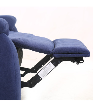 Кресло-реклайнер MILO 97x96xH103см, с электрическим механизмом, синий