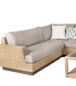 Комплект садовой мебели TANJA модульный диван, стол, бежевый