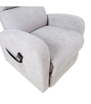 Tugitool BARNY elektriline lift recliner 72x93xH104cm, helehall