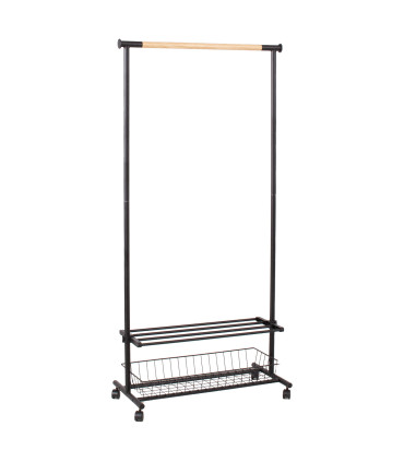 Stange FOREST 80x36xH165cm, must/naturaalne