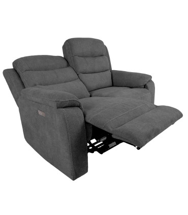 Diivan MIMI 2-kohaline elektriline recliner 153x93xH102cm, hall