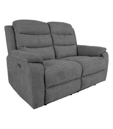 Diivan MIMI 2-kohaline elektriline recliner 153x93xH102cm, hall