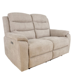 Диван-кресло MIMI 2-местный 153x93xH102см, электрическое кресло, светло-серый