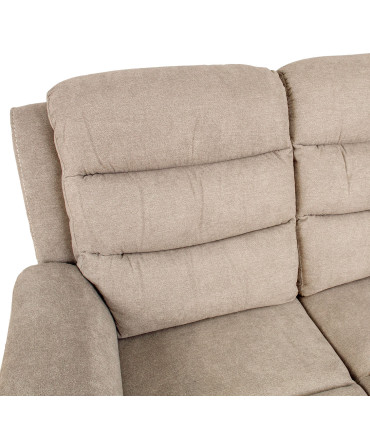 Diivan MIMI 2-kohaline elektriline recliner 153x93xH102cm, helehall