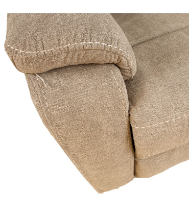 Diivan MIMI 2-kohaline elektriline recliner 153x93xH102cm, helehall